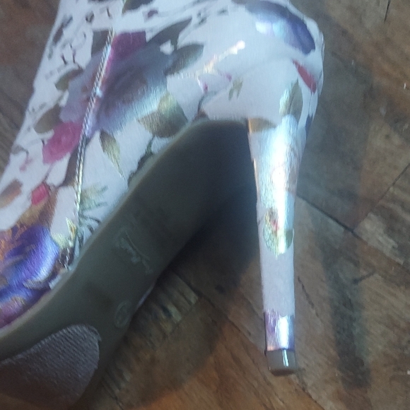 Floral Stiletto Ankle Boots - Picture 11 of 13